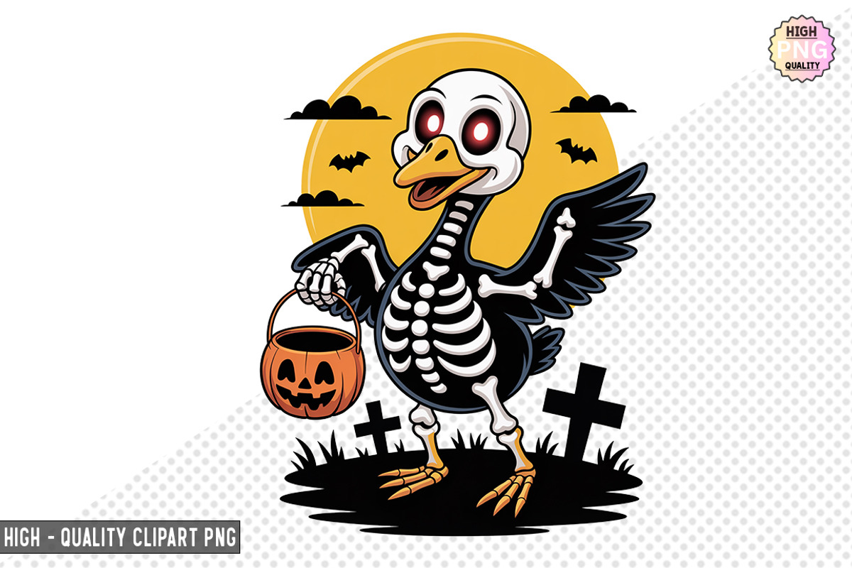 Spooky Goose Skeleton Bundle, a Graphic by crative8112 (Photo 2 of 9)