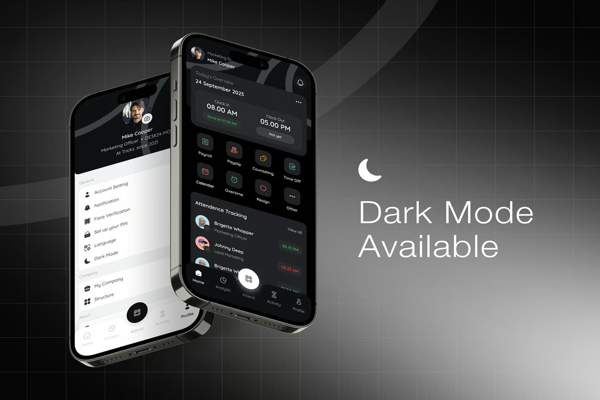 Hia - HR Management App UI KIT, an UI Kit Template by Lumina_ui_ux202 (Photo 5 of 5)