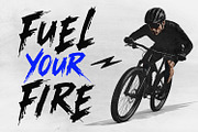 Kuru Trapin Energetic Brush Font, a Handwritten Font by Maulana Creative (Thumbnail 3 of 7)