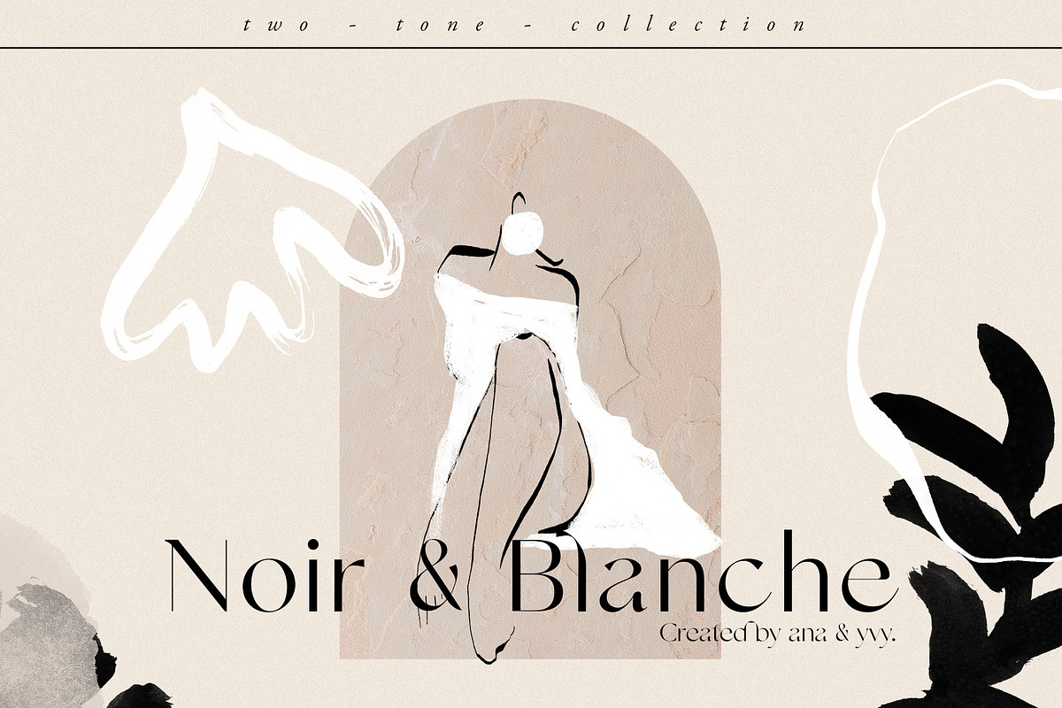 abstract modern line art & shapes, an Illustration by ana & yvy (Photo 1 of 14)