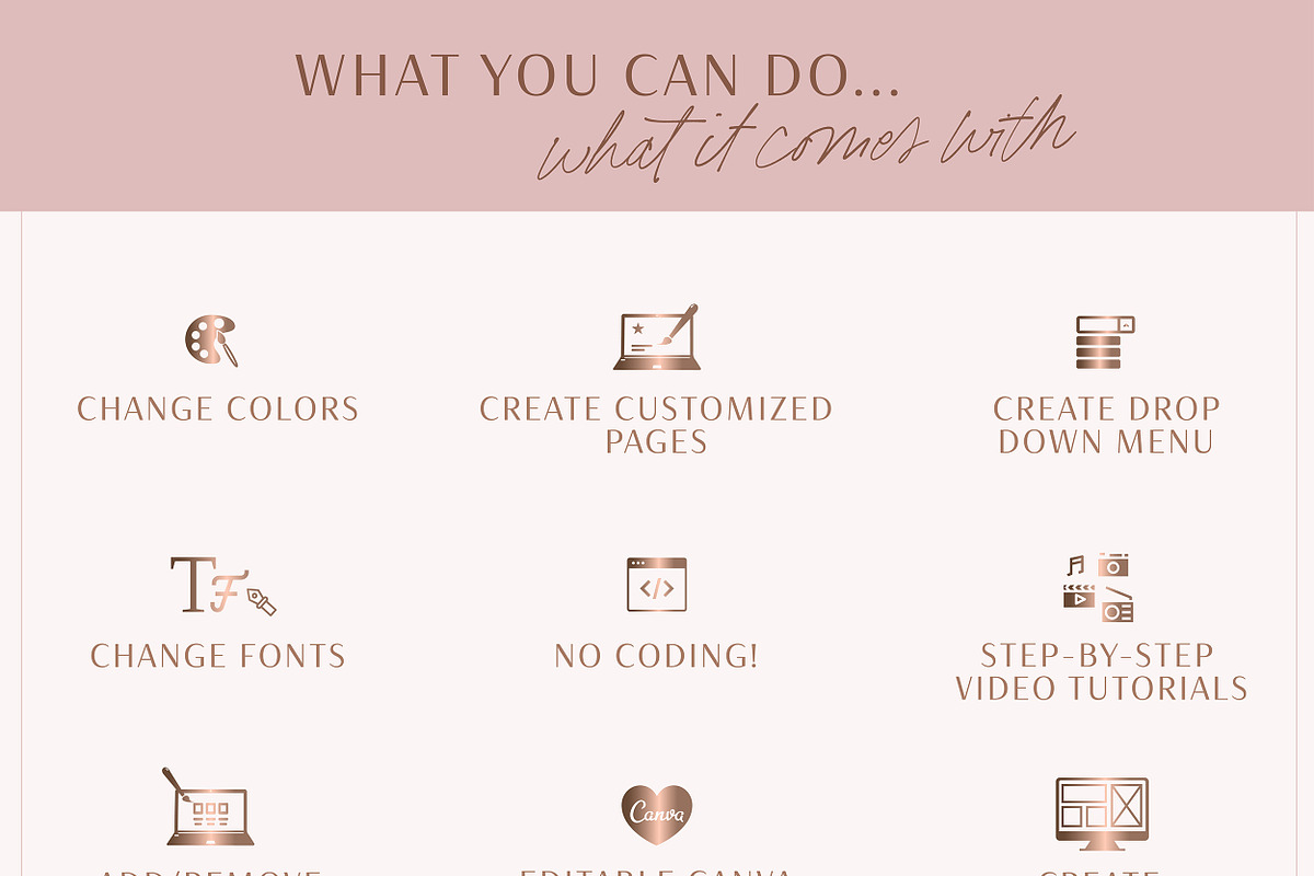 Rose Gold Pink Shopify Theme preview 7