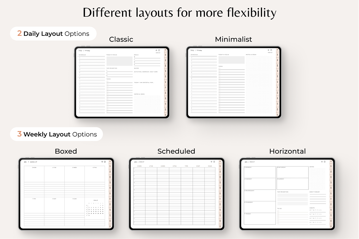 PLR Digital Planner 2025, Keynote, a Design Template by Makii Templates (Photo 5 of 10)