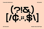 Viemon – Modern Sans Serif Typeface, a Sans Serif Font by MaikoHatta (Thumbnail 8 of 8)