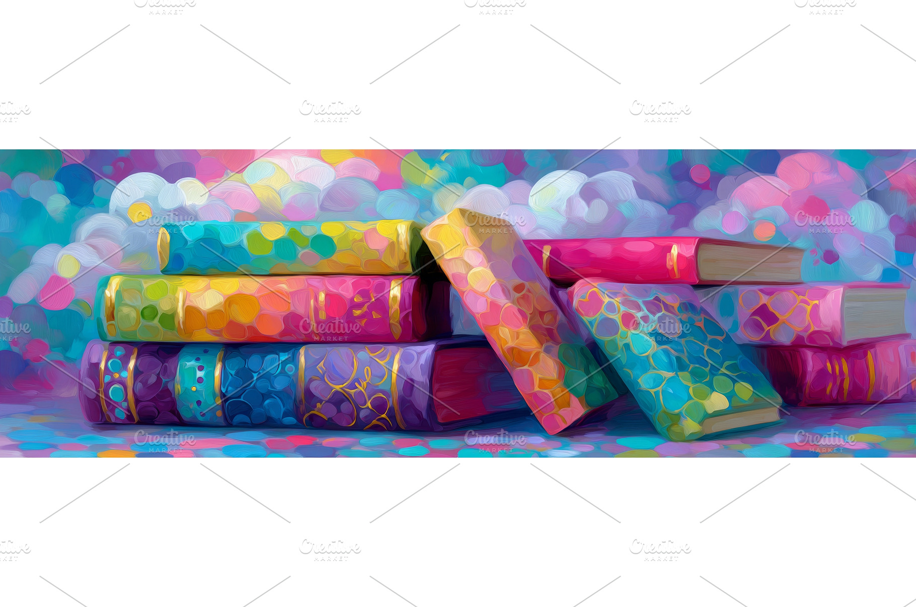 Vibrant artistic materials are, an Abstract Photo by ZinetroN