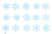 Winter Snowflake SVG Bundle, an Illustration by TheHitShop (Thumbnail 1 of 10)