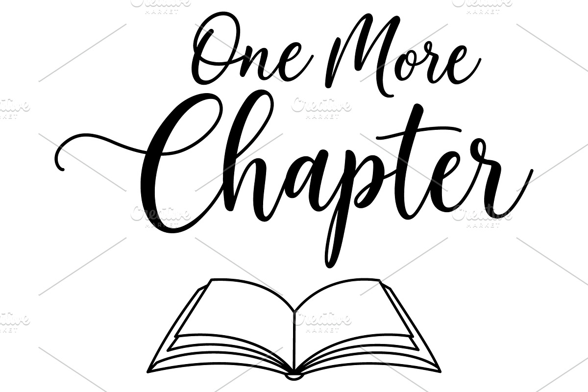One More Chapter Book Line Art, an Education Illustration by Ghagra (Photo 2 of 7)