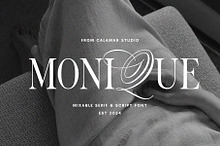 Monique Display Duo Font | Logo Font