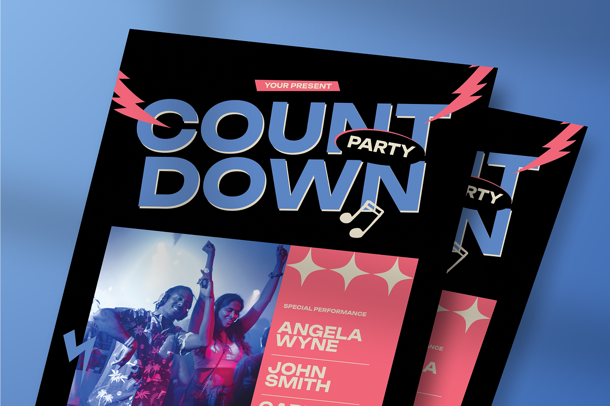 Music Party Flyer, a Flyer Template by Annora Studio (Photo 6 of 6)