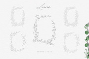 Olive leaves. Laurel frame & wreath, a Decorative Illustration by Summer Nightingale Art (Thumbnail 14 of 15)
