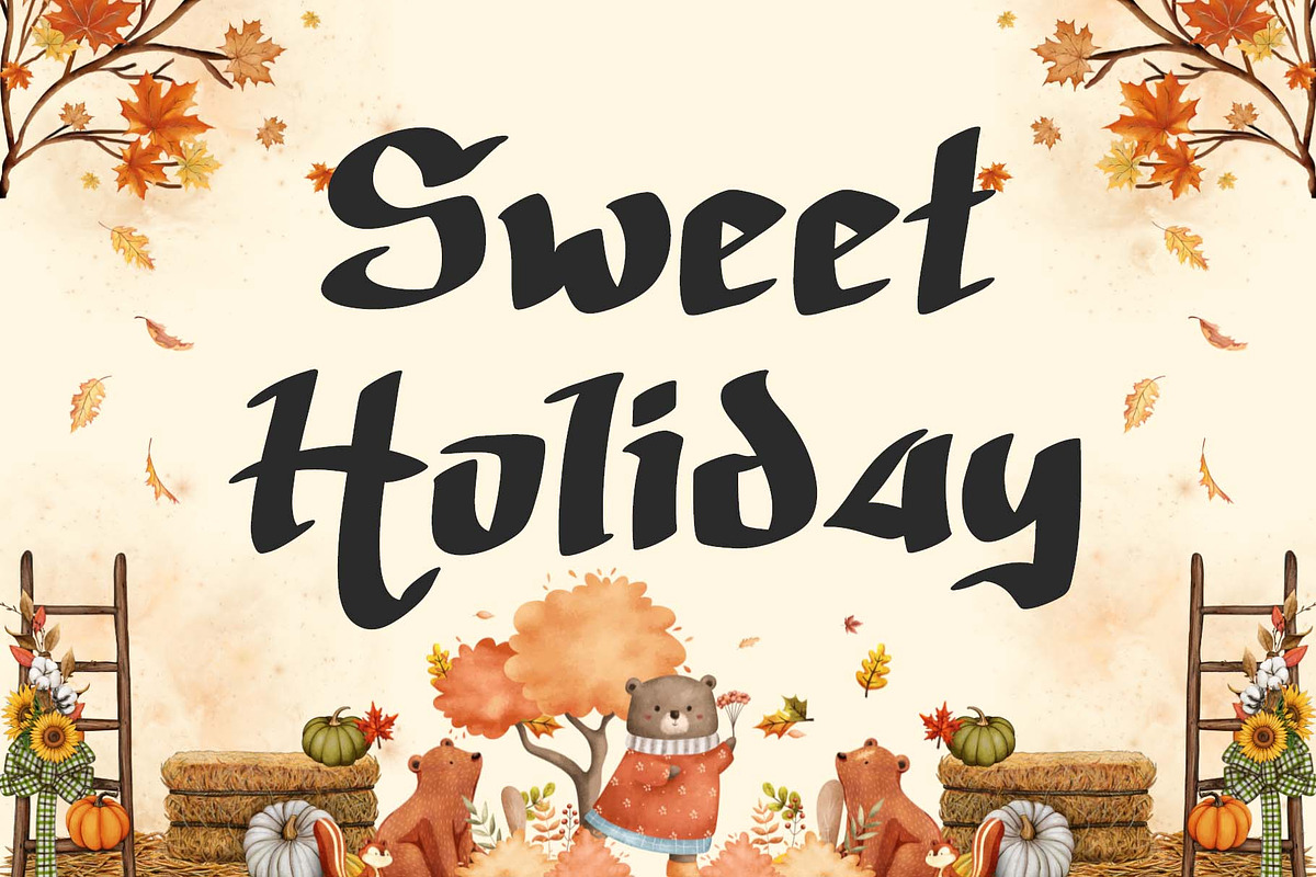 Autumn History, a Handwritten Font by Yoga Letter (Photo 3 of 6)