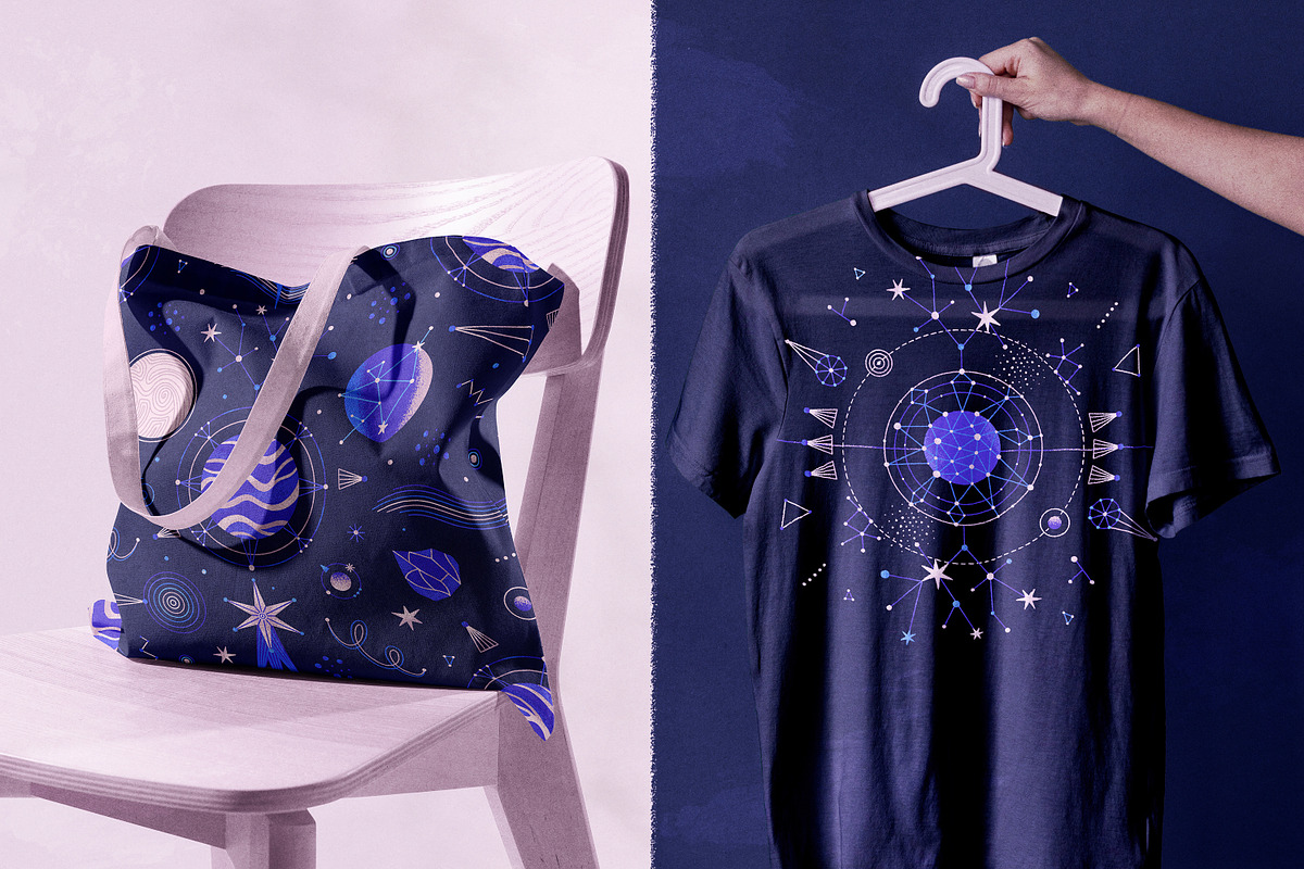Callisto - Cosmic Clipart Collection, a Decorative Illustration by Leila Divine (Photo 7 of 11)