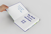 Big Book Cover Mockup - 11 Views, a Books & Magazine Mockup by Illusiongraphic (Thumbnail 10 of 26)