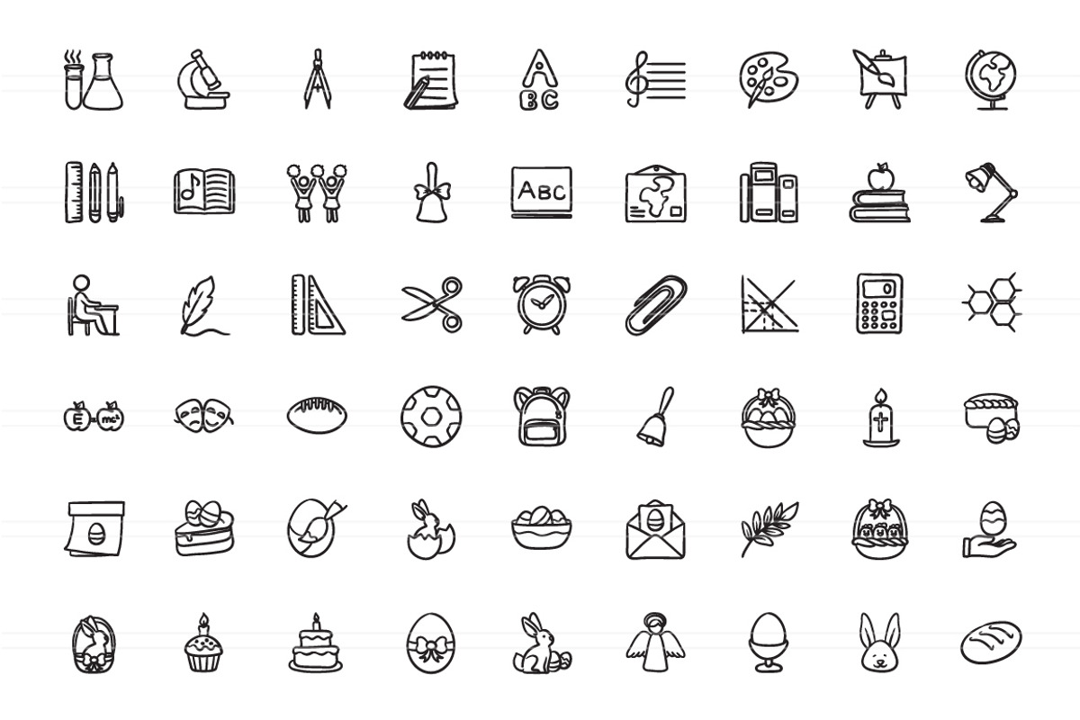 2100 Hand drawn vector icons, an Outline Icon by Visual Generation (Photo 11 of 43)
