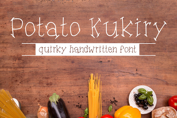 Potato Kukiry - Quirky Fun Font preview 7