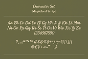 Mapleford – Handcrafted Font Duo, a Script Font by Creacy Studio (Thumbnail 9 of 10)