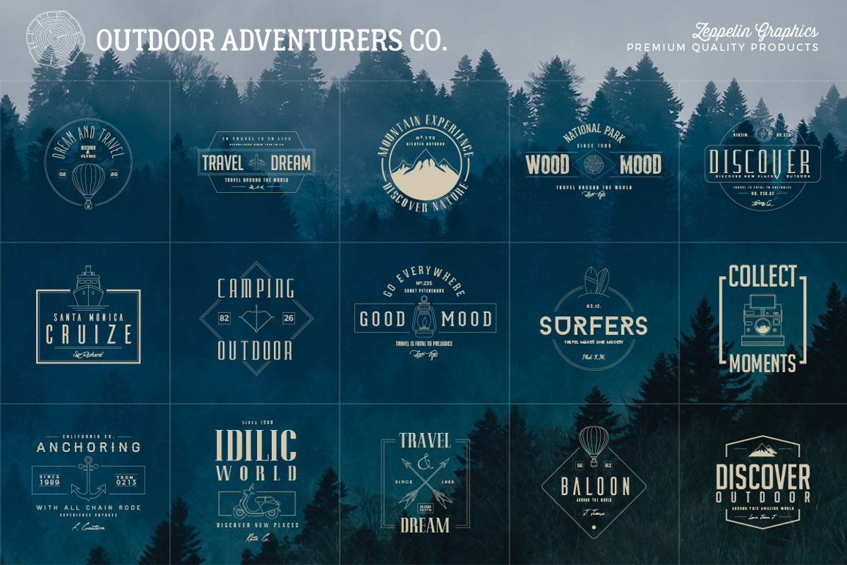 1500 Logos Bundle Collection, a Branding & Logo Template by Graphicdome (Photo 30 of 185)