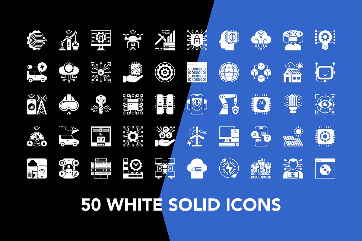 200 Technology Vector Icon Set, an Icon by Genestro Shop (Photo 5 of 5)