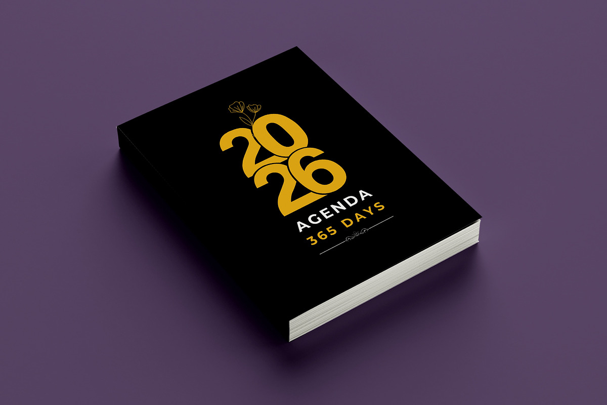 365 Days 2026 Agenda Canva Kdp, a Stationery Template by Mustafiz (Photo 2 of 8)