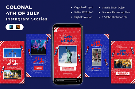 4th of July Celebration Instagram