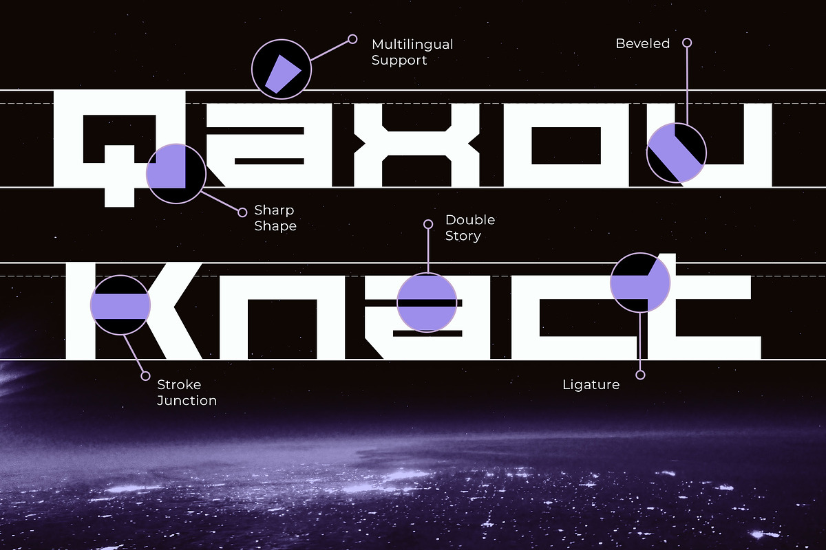 Wild Cyber - Modern Futuristic Font, a Sans Serif Font by Typia Nesia (Photo 3 of 11)
