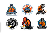 9 LOGO AND BADGE WELDER, a Work Illustration by grindstudio (Thumbnail 2 of 4)