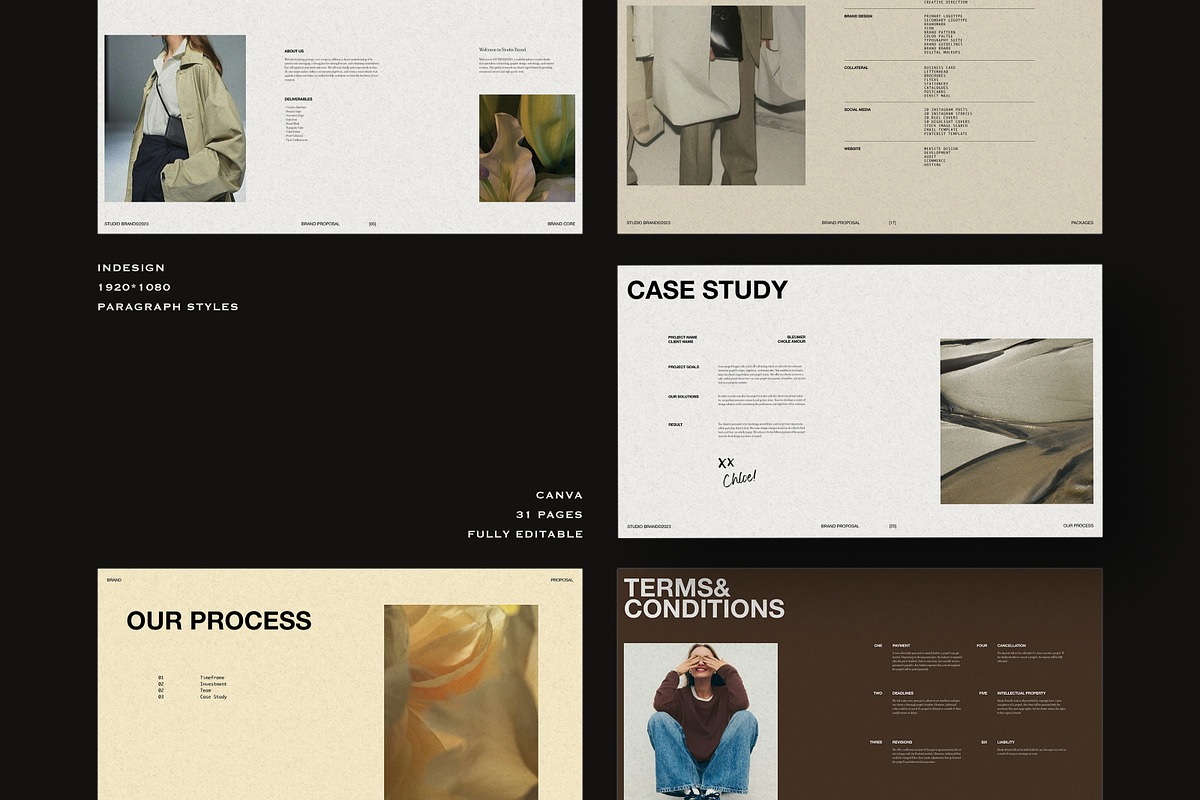 BLEU | Brand Proposal, a Magazine Template by Studio Brand (Photo 13 of 13)