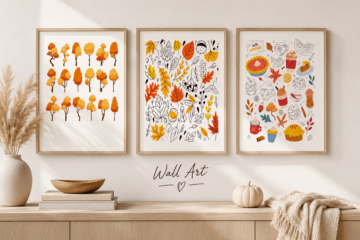 Autumn Clipart Illustrations, a Seasonal Illustration by Anna Studio (Photo 7 of 11)