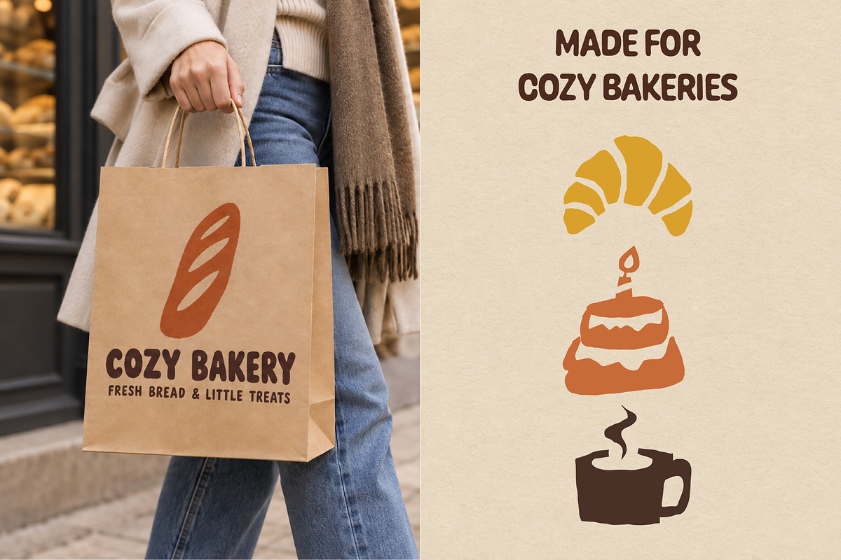 Cozy Christmas Bakery, a Food Illustration by Le.nart (Photo 2 of 8)