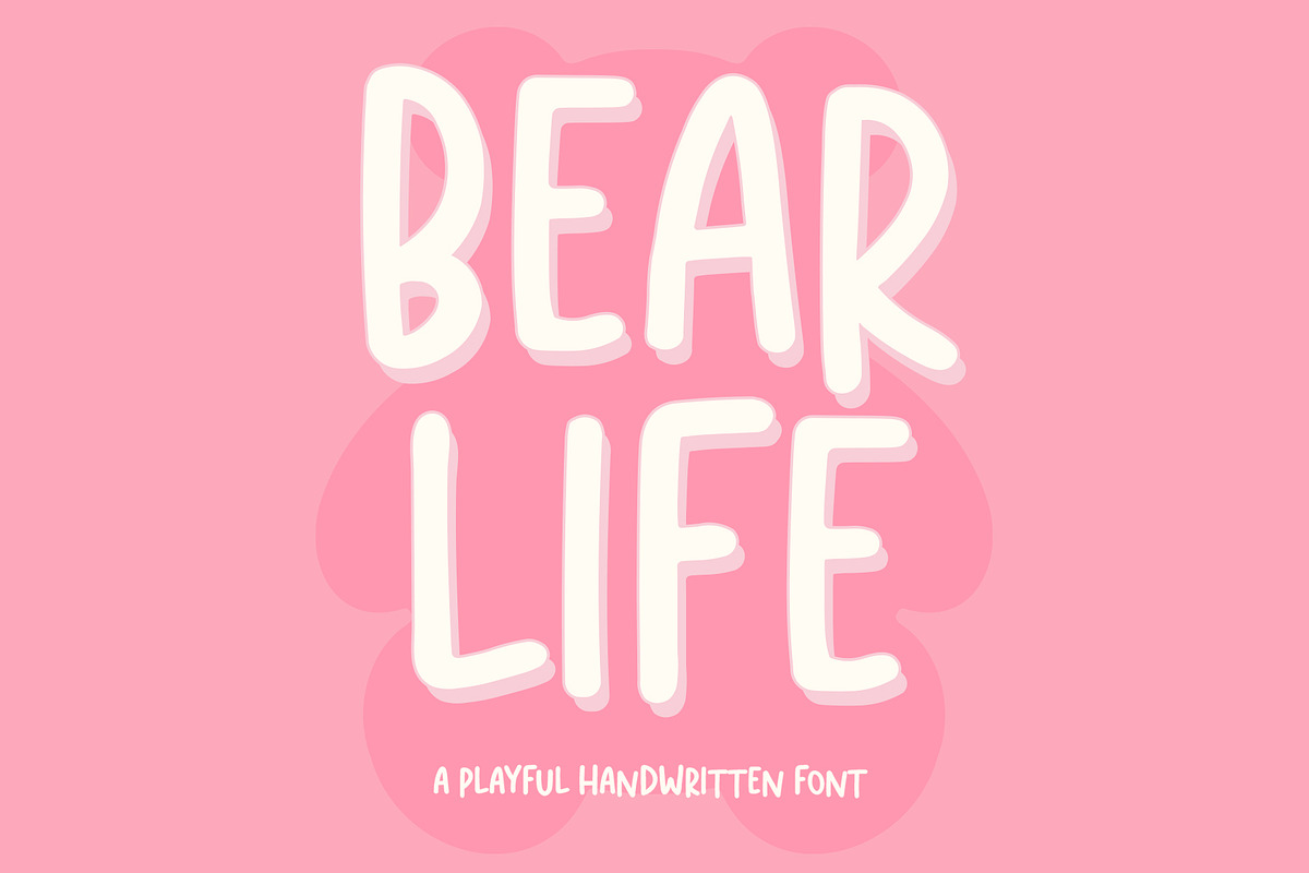 Bear Life - Handwritten Sans Serif, a Handwritten Font by ariodsgn (Photo 1 of 8)