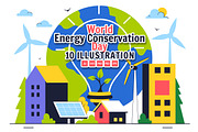 10 World Energy Conservation Day, a Seasonal Illustration by denayunebgt (Thumbnail 1 of 4)