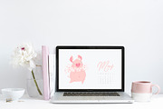 Funny pig - calendar 2019, a Seasonal Illustration by Artnis (Thumbnail 5 of 12)