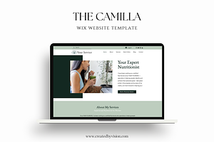 WIX Website Template, a Wix Template by CreatedbyVision LLC