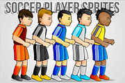 Soccer Player Sprites, an Illustration by erkoudesign (Thumbnail 1 of 4)