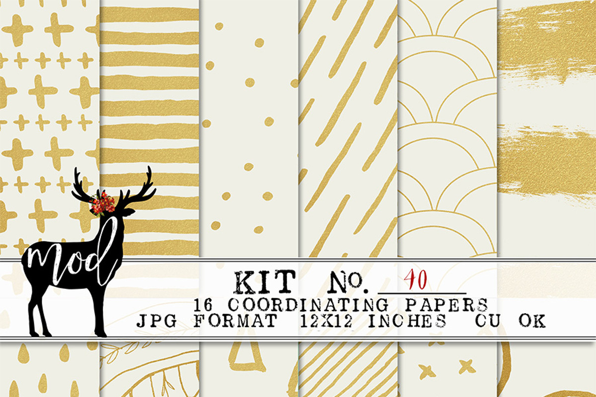 Background Paper Kit 40, a Pattern Graphic by Mod Paperie (Photo 1 of 2)