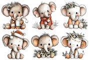 Whimsical Woodland Animals Clipart, an Illustration by Pixels.Craft (Thumbnail 5 of 6)