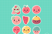 Summer Cute Food Clipart Bundle, a Decorative Illustration by Xinyan Studio (Thumbnail 4 of 6)