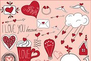 Valentine’s Day Doodles, an Illustration by Klipa Illustrations (Thumbnail 1 of 3)