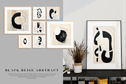 Modern Beige and Black Abstraction, a Decorative Illustration by Vibrand Studio (Thumbnail 1 of 11)