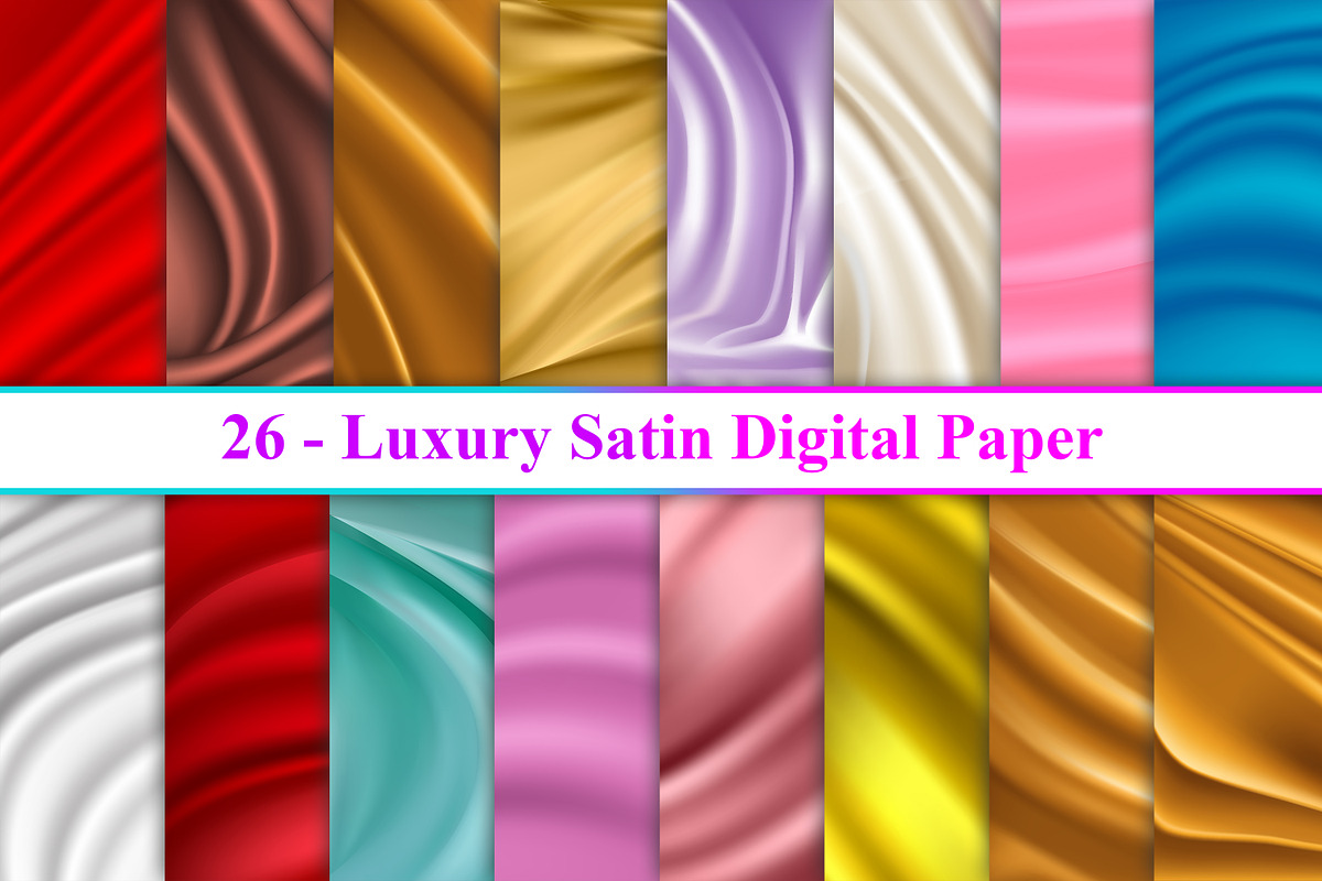 Luxury Satin Digital Paper, a Texture Graphic by Digital Studio (Photo 1 of 3)