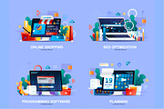 Flat Concepts Illustrations, a Finance Illustration by alexdndz (Thumbnail 7 of 10)