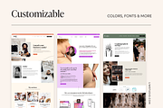 Feminine WordPress Theme Elementor, a WordPress Template by Liw studio (Thumbnail 5 of 8)