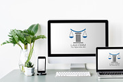 Scales of Justice Law Firm Logo, a Branding & Logo Template by YUDesignStore (Thumbnail 4 of 11)