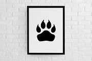 Animal Paw Silhouette SVG, an Animal Illustration by newminddesign (Thumbnail 2 of 3)