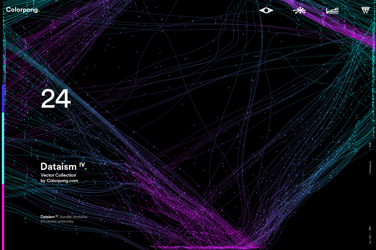 Dataism IV - Vector bundle, a Technology Illustration by Colorpong (Photo 13 of 14)