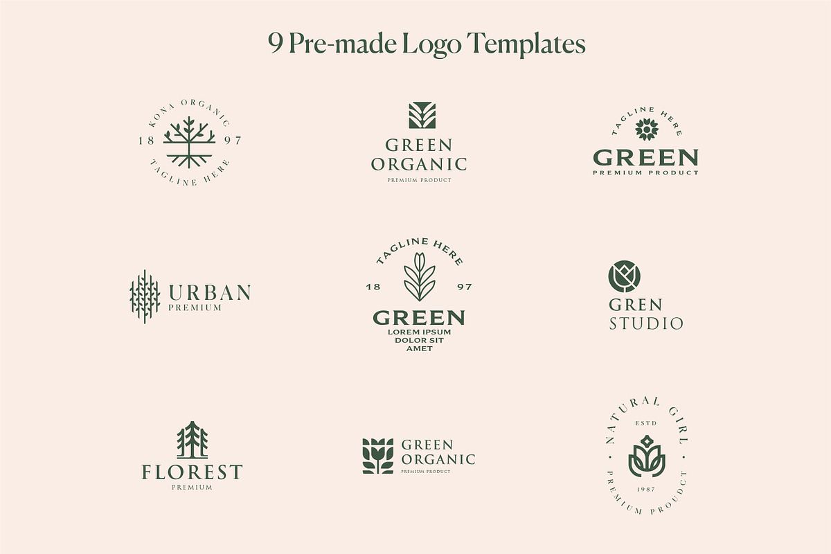 Nature Logo Kit, a Branding & Logo Template by Minimalist Logos (Photo 4 of 15)