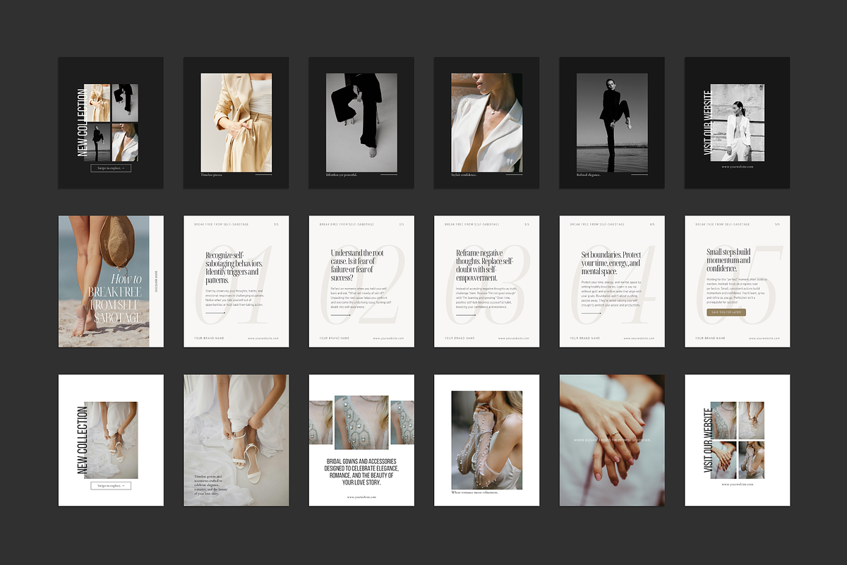MIX 01 IG Carousel Canva Templates, a Social Media Template by DESIGN BY nube (Photo 2 of 5)