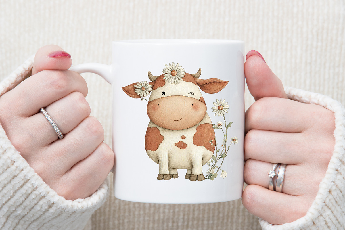 Whimsical Farm Animal Clipart Bundle, an Illustration by Sublimation Artist (Photo 5 of 6)