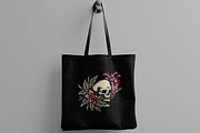 Skull with flowers and heart, an Object Illustration by nomlimo.com (Thumbnail 2 of 3)