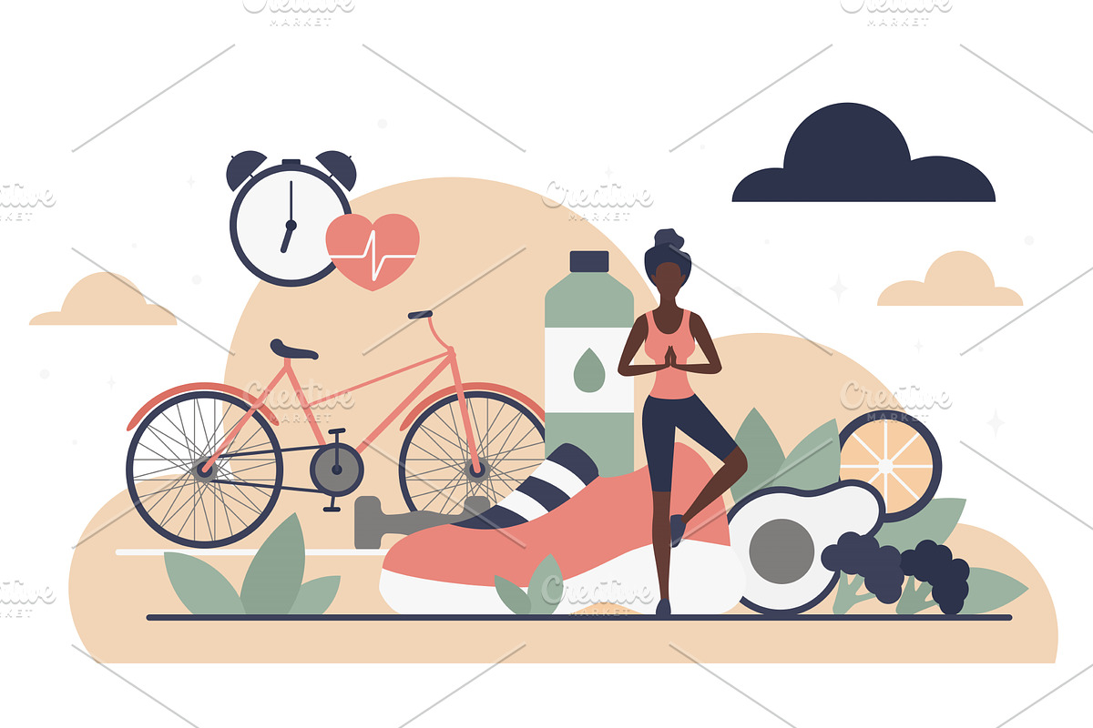 Traditional food & dishes health, a Sport Illustration by Lemberg Vector