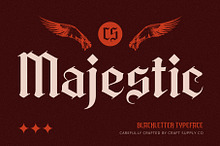 CS Majestic – Blackletter Font